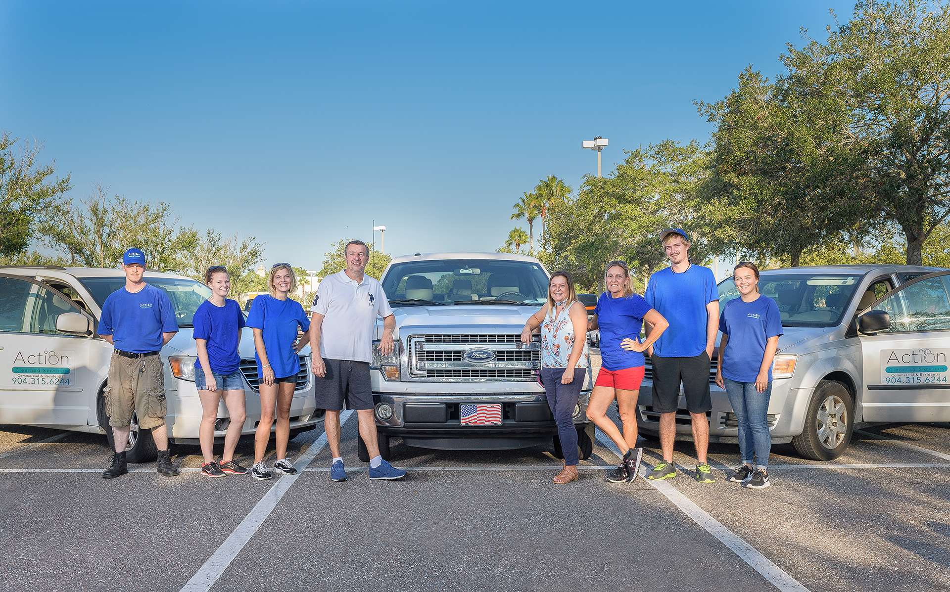 Action Cleaning Services local cleaning team